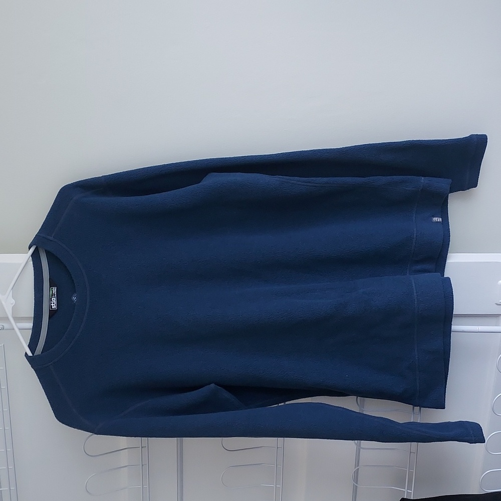 Stio Turpin Fleece Crew - Midnight Hour Blue Pullover Long Sleeve Outdoor Active